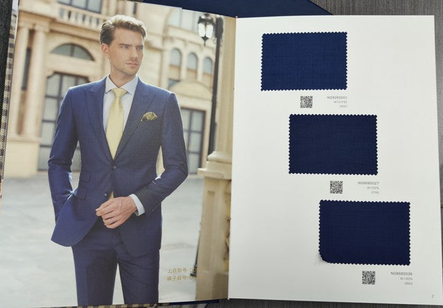 FRWAZO Recommended Custom Suit Fabric: 50% Wool & 50% Cashmere Blended Fabric (280g/㎡)